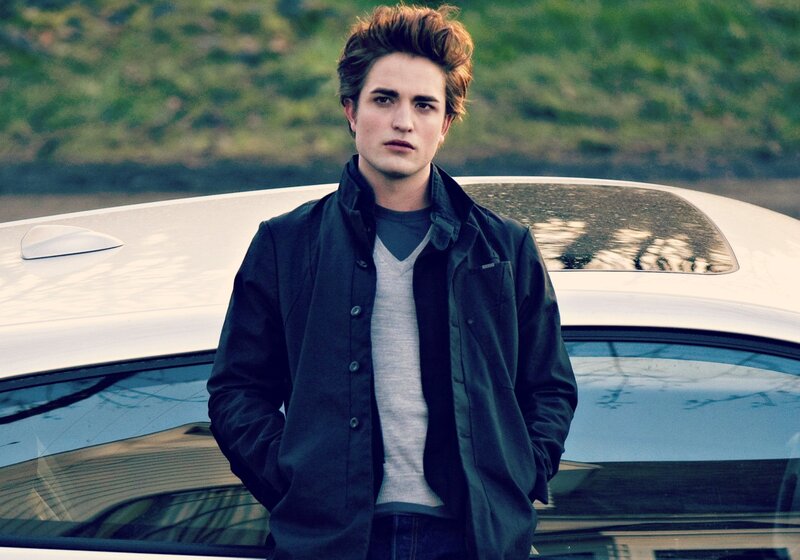 Man Standing by Car — Black, Serious