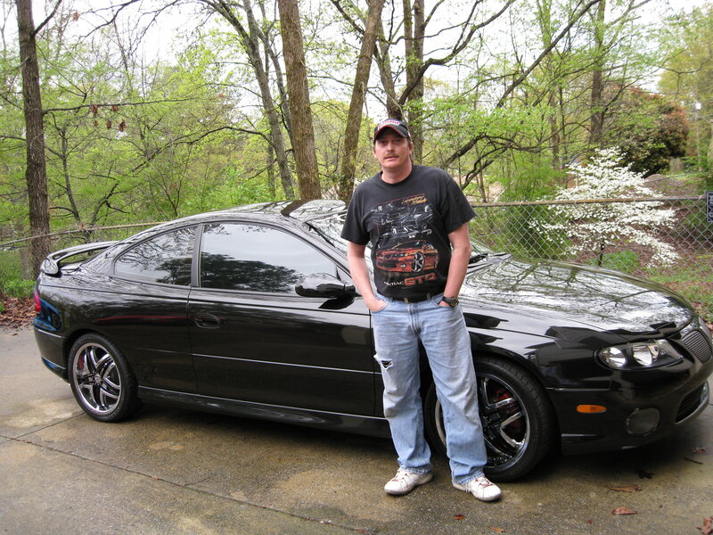 Man Standing by Car — Black