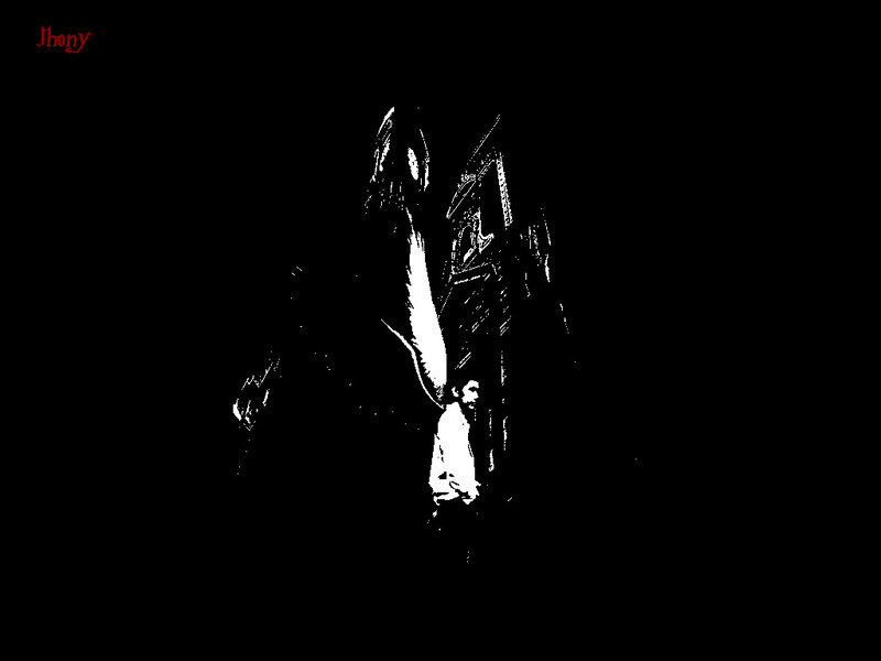 Man Standing in Dark Alley