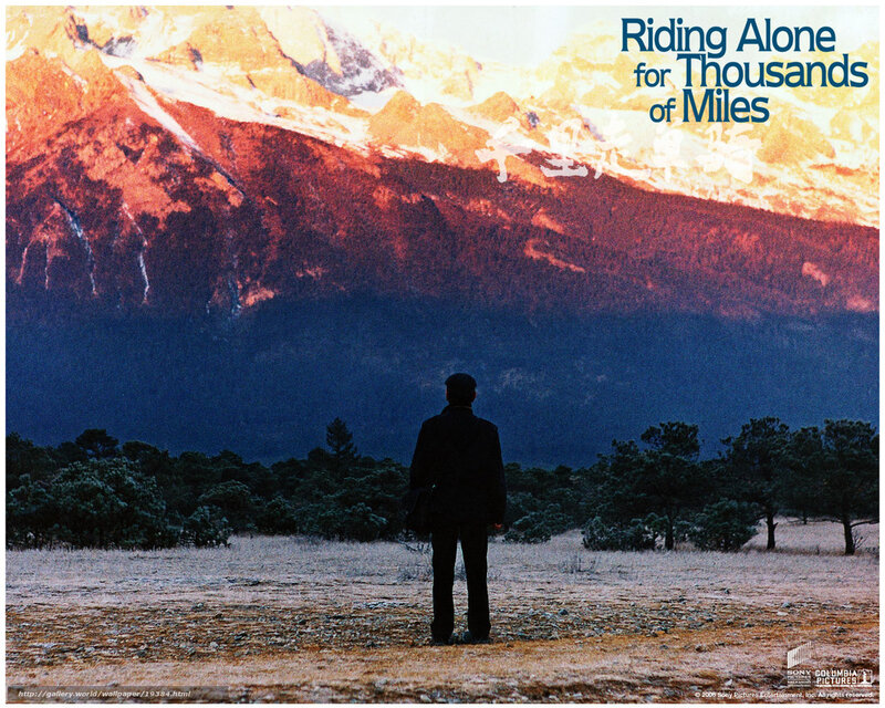 Man Standing in Field — Orange