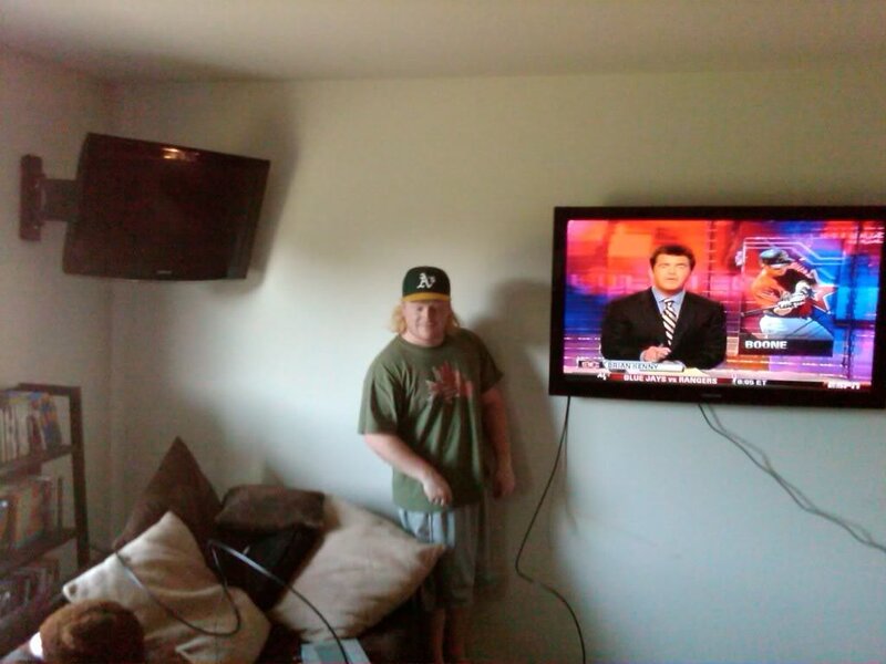 Man Standing in Living Room