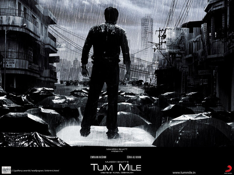 Man Standing in Rain