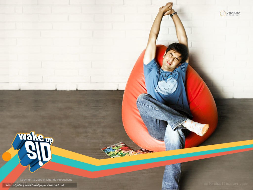 man stretching in beanbag