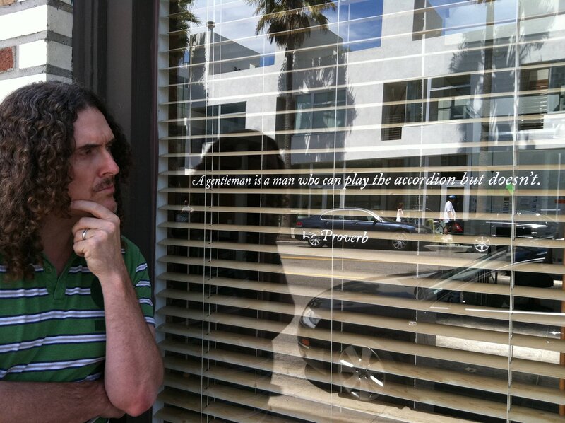 Man thinking by window