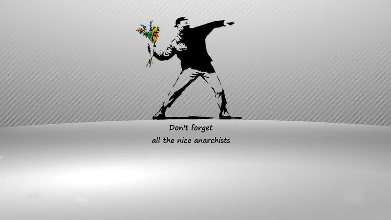 Man Throwing Flowers — Black, Provocative, Illustration