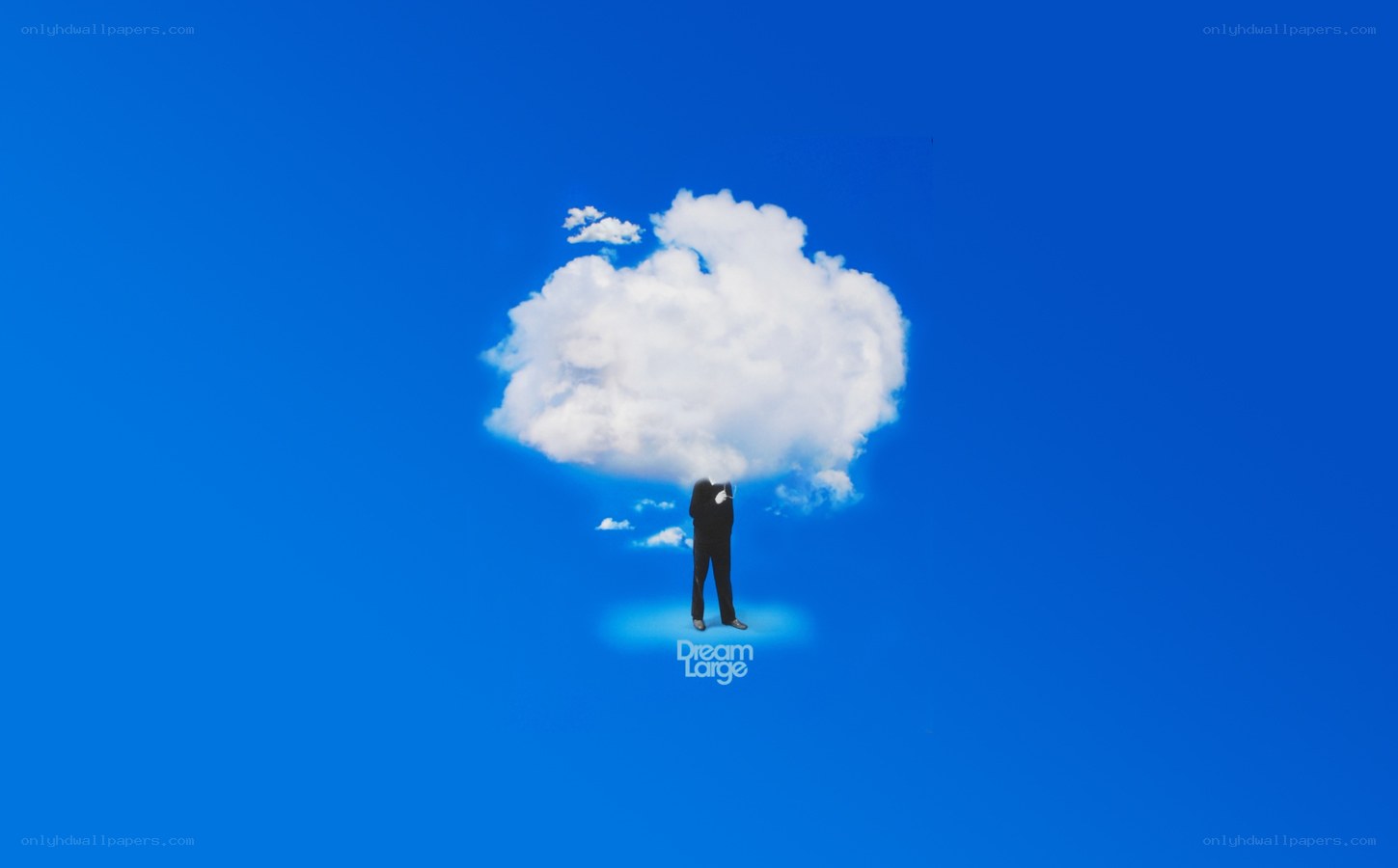 man under a cloud