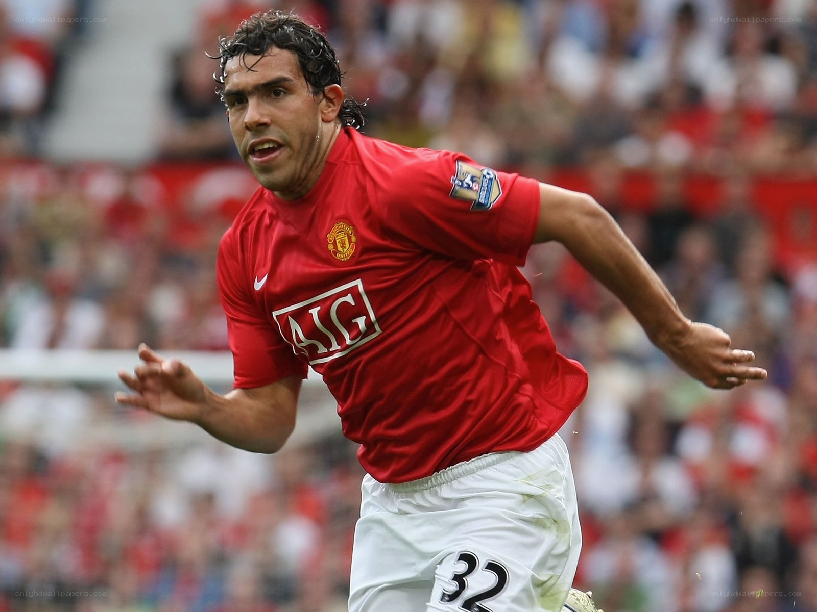 Man United player in action