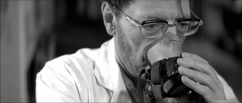 man using breathing apparatus