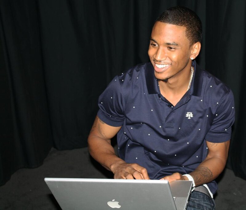 man using laptop computer