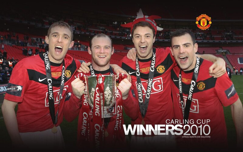 Man Utd Carling Cup Winners