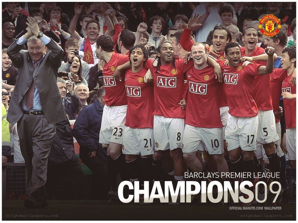 Man Utd celebrate title win