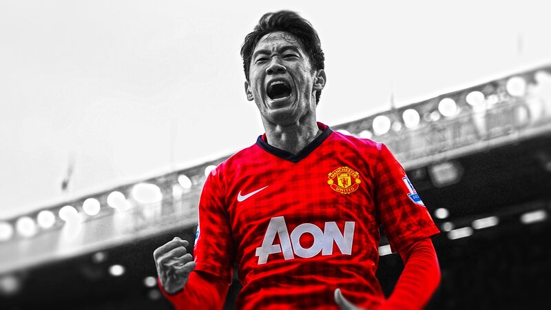 Man Utd player celebrating