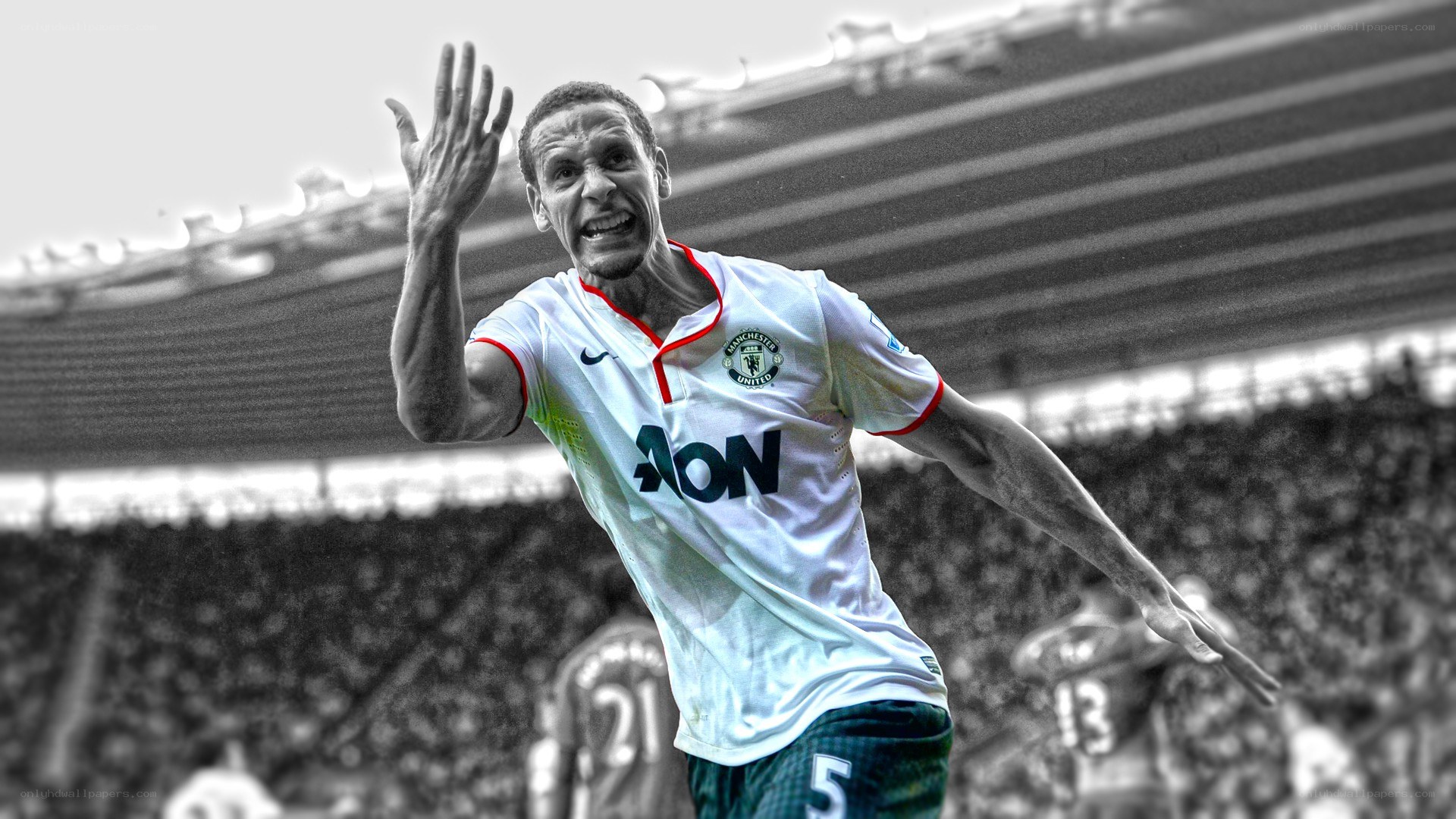 Man Utd player celebrating