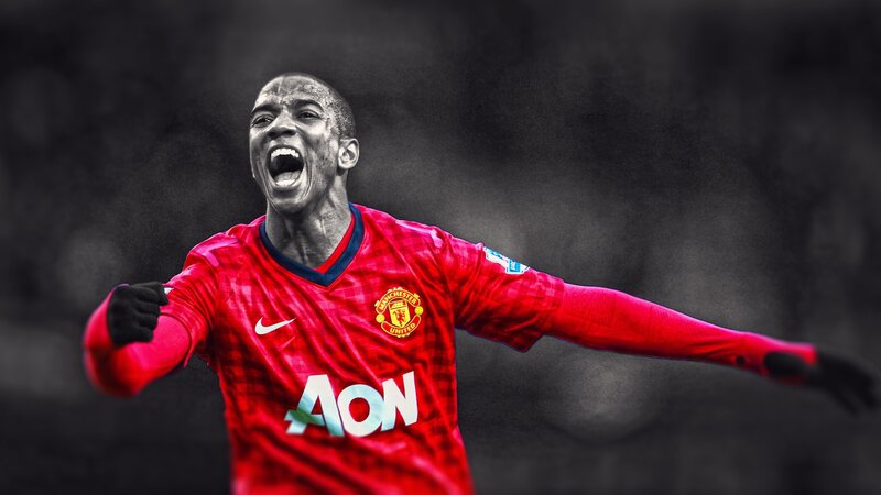 Man Utd player celebrating