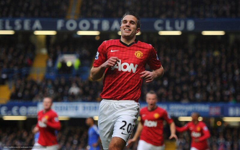 Man Utd player celebrating goal