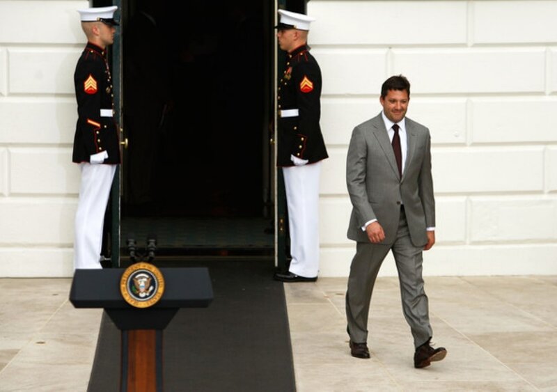 Man walking from White House