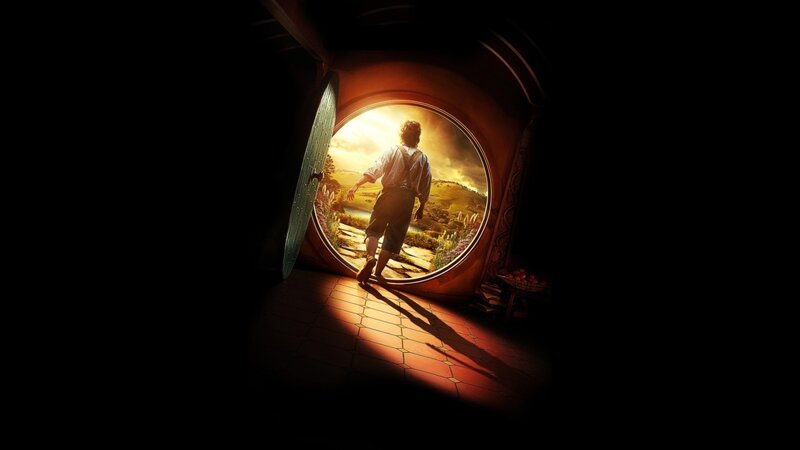 Man Walking Through Door — Brown
