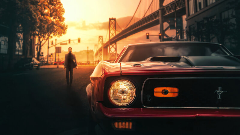 Man Walking Toward Car