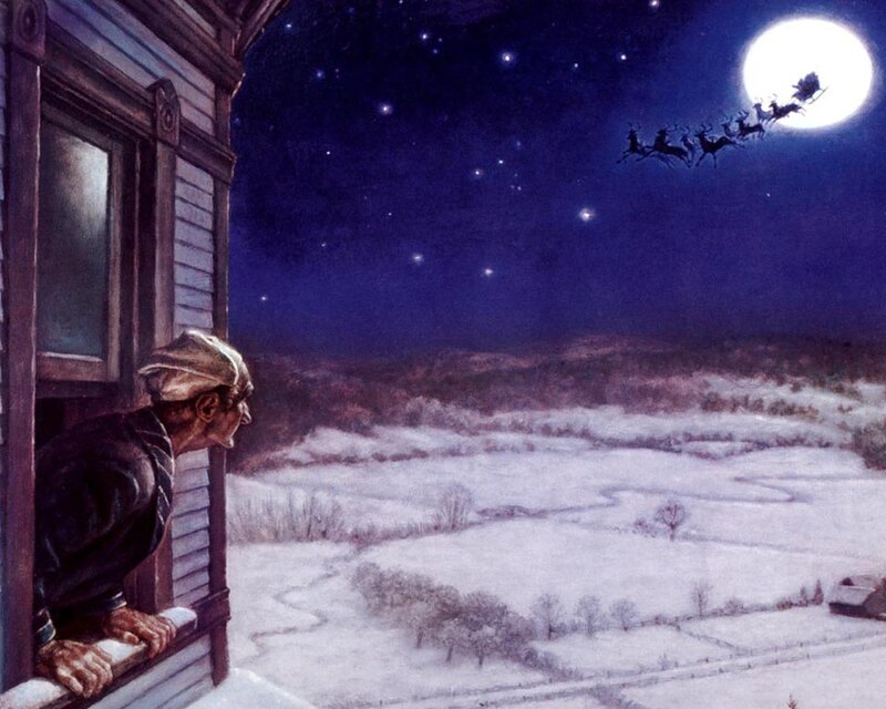 Man Watching Sleigh
