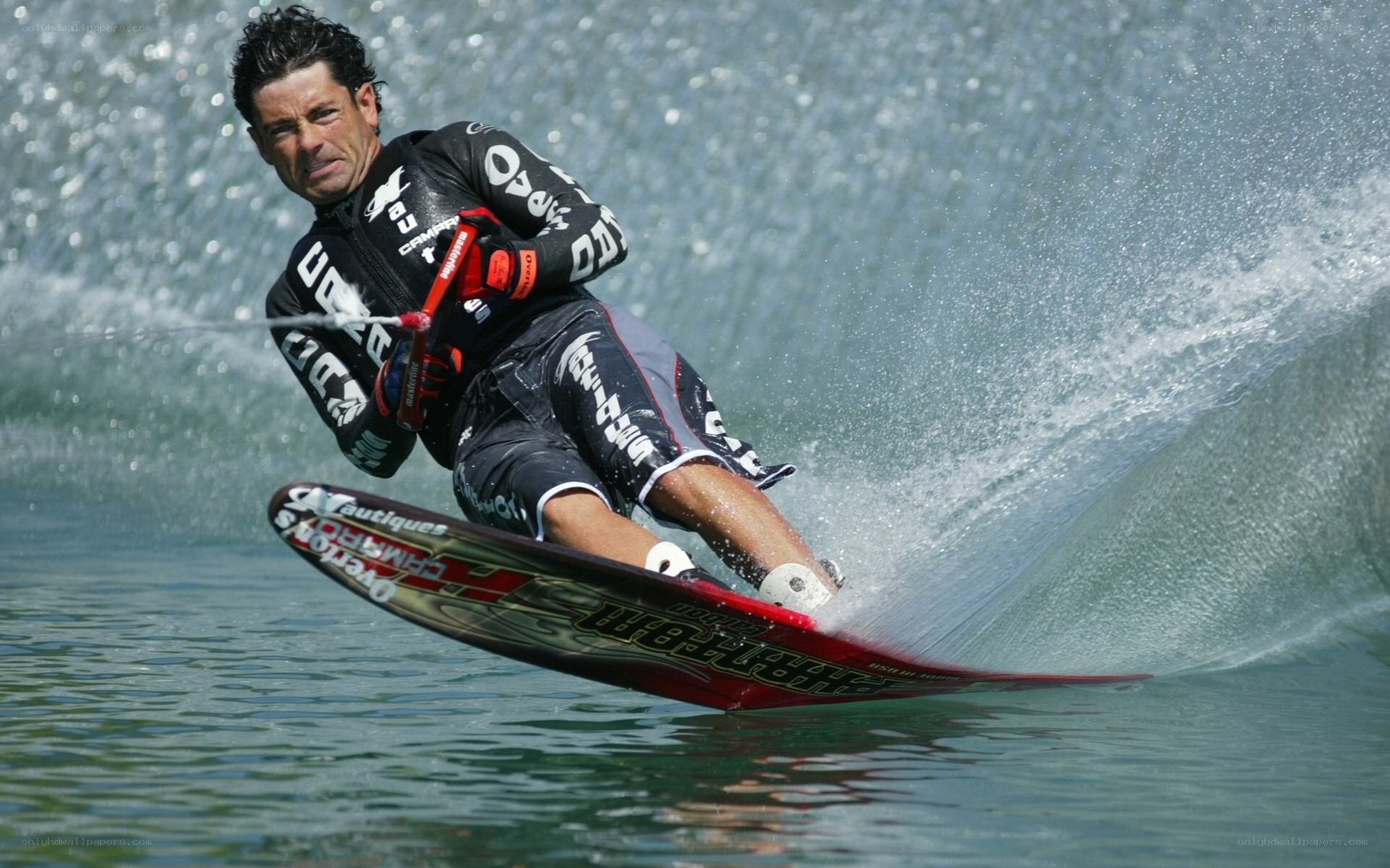 man water skiing