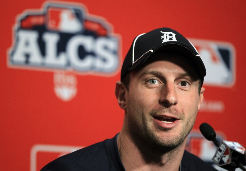 Man Wearing Baseball Cap — Red
