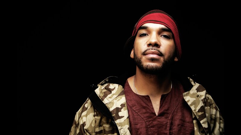 Man Wearing Beanie — Black, Dramatic, Photograph