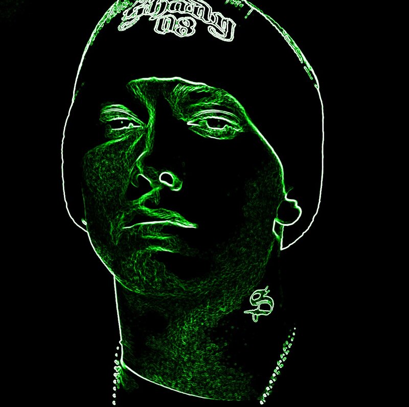 Man Wearing Beanie — Green