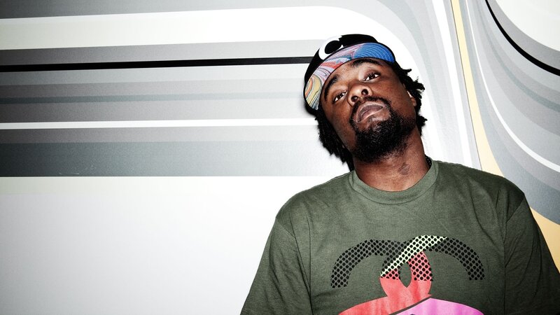 Man Wearing Cap and T-shirt — Green