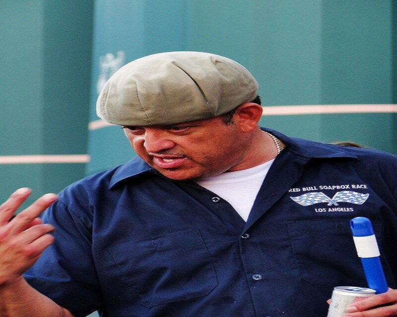 Man Wearing Cap — Blue