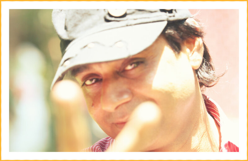 Man Wearing Cap — White
