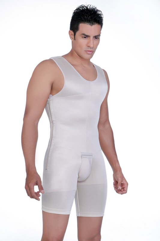 man wearing compression garment