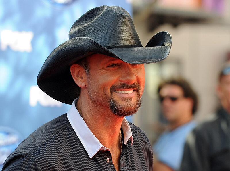 Man Wearing Cowboy Hat — Black, Smiling