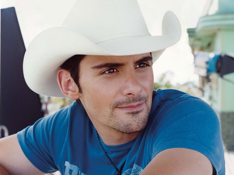 Man Wearing Cowboy Hat — White