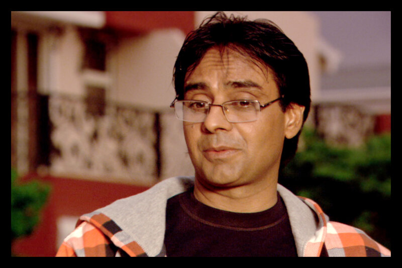 Man Wearing Glasses — Gray