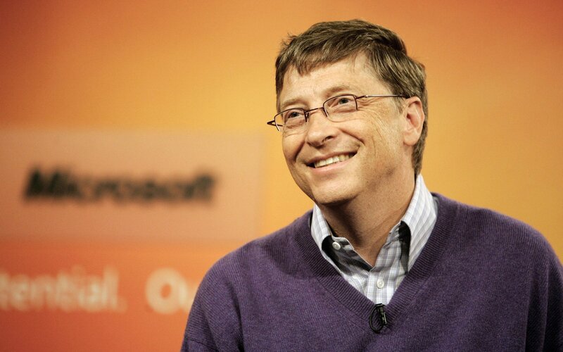 Man Wearing Glasses — Purple, Smiling