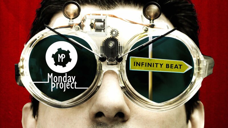 Man Wearing Goggles — Red