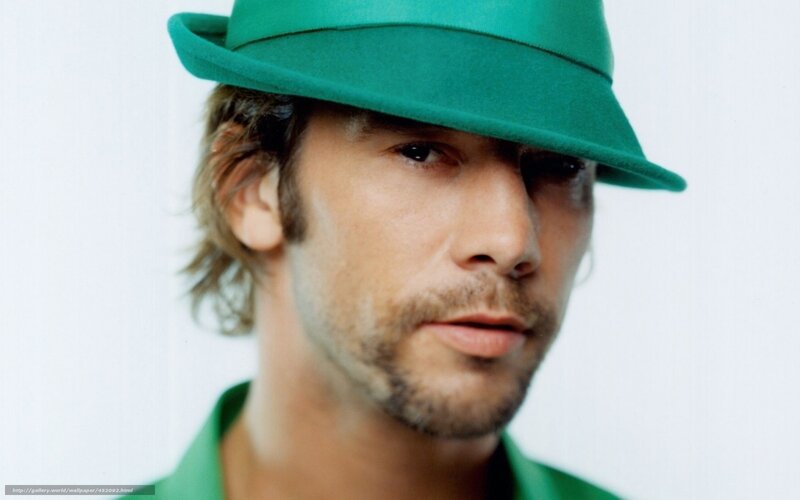 Man Wearing Green Hat