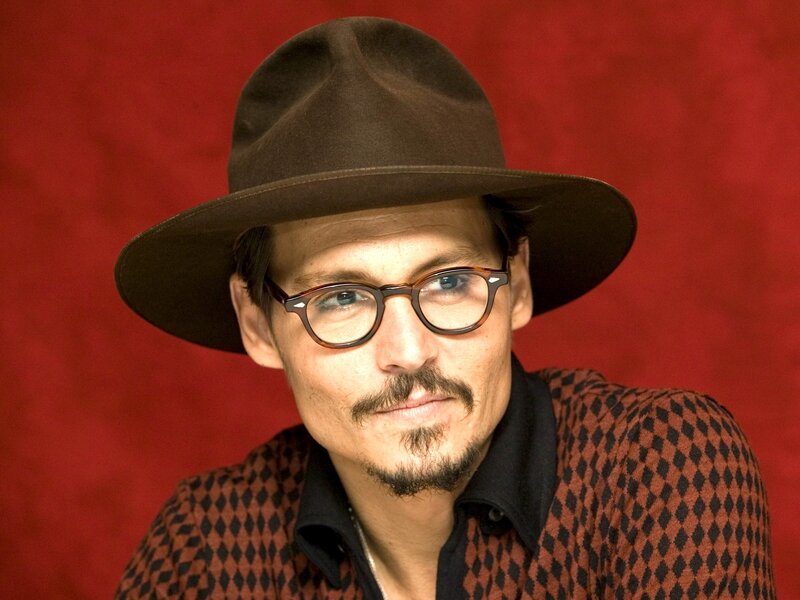 Man Wearing Hat and Glasses — Red, Neutral