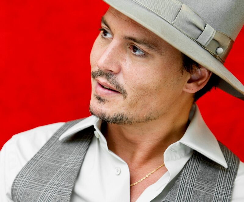 Man Wearing Hat — Red, Dramatic, Photograph, Vest