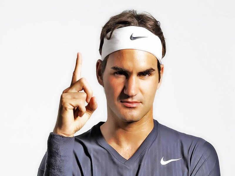 Man Wearing Headband