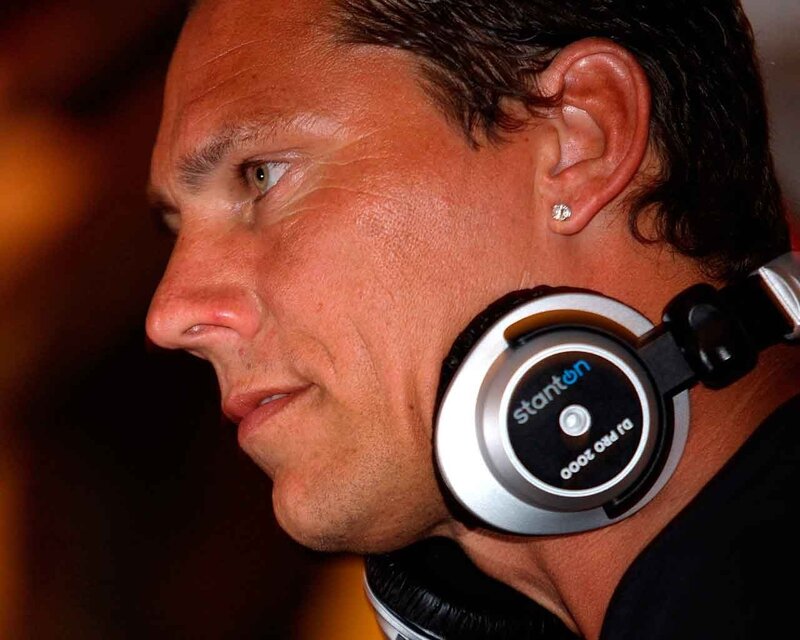 man wearing headphones