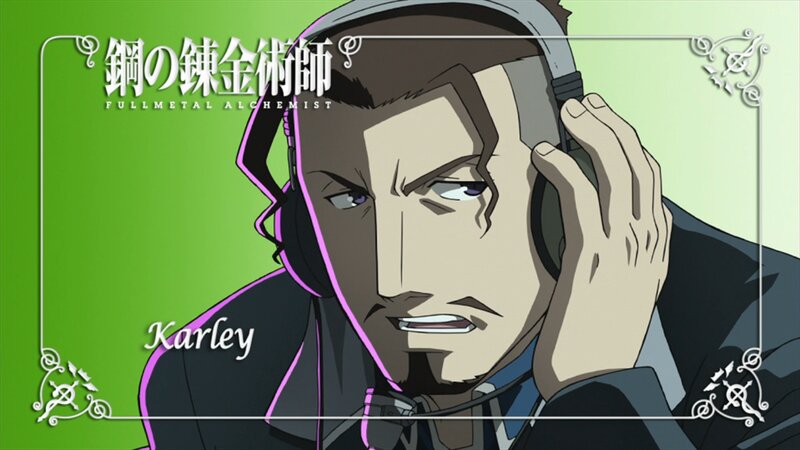 Man Wearing Headphones — Green, Serious