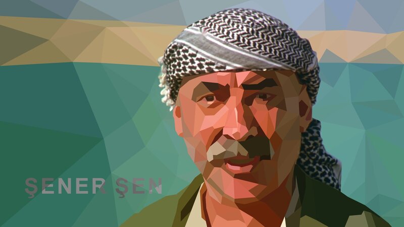 Man Wearing Keffiyeh
