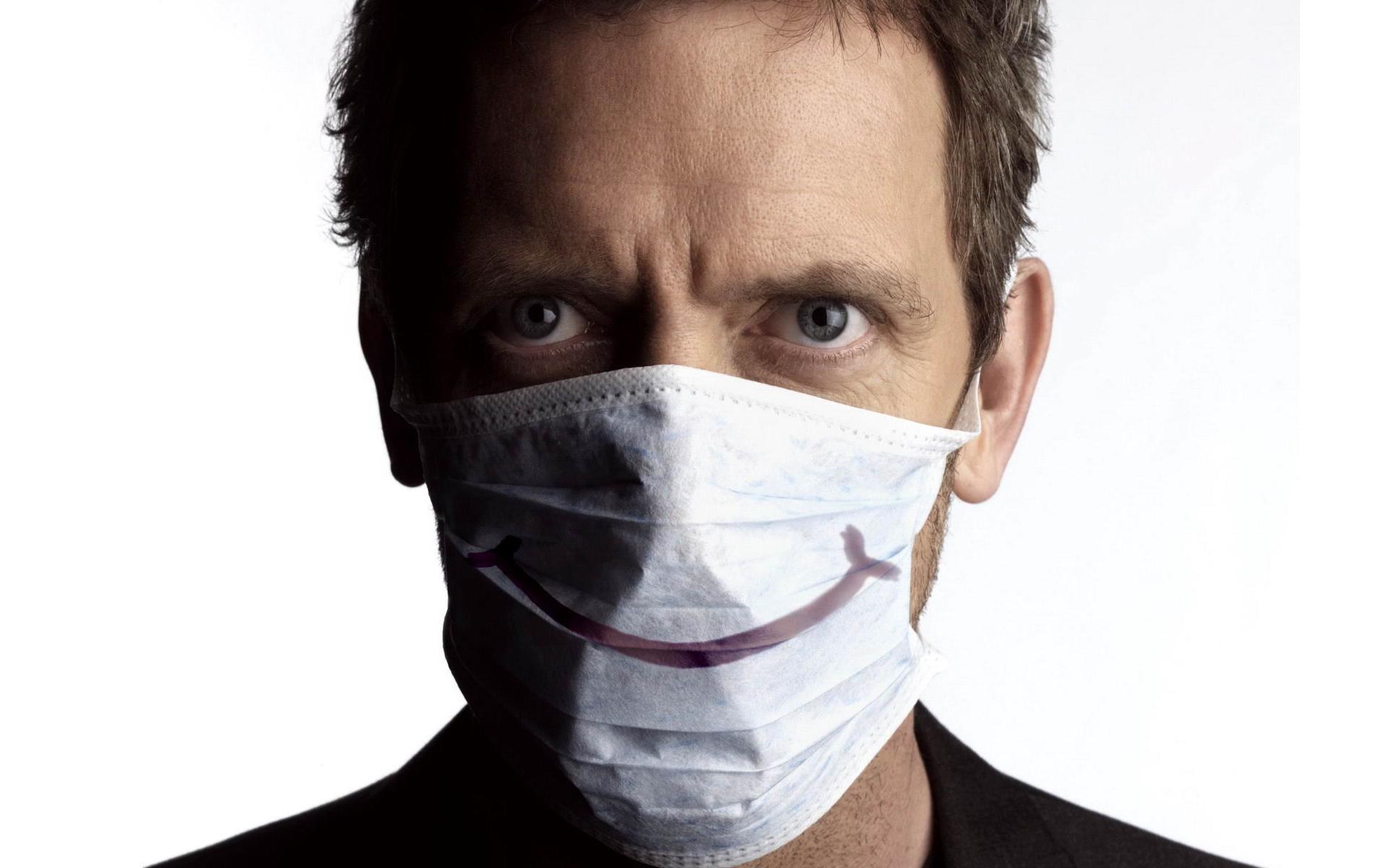 man wearing medical mask