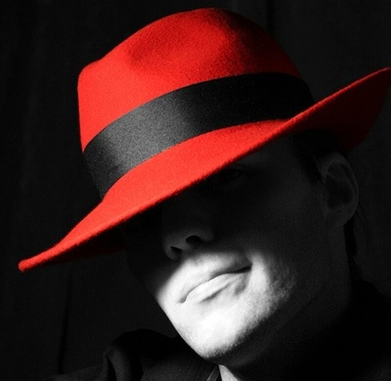 Man Wearing Red Hat