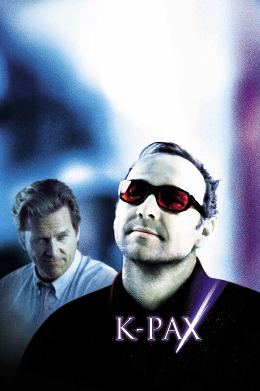 Man Wearing Red Sunglasses — Blue