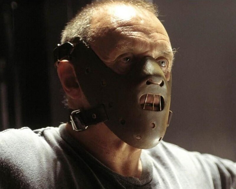 Man Wearing Restraint Mask