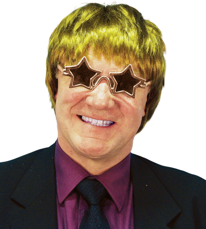 man wearing star sunglasses