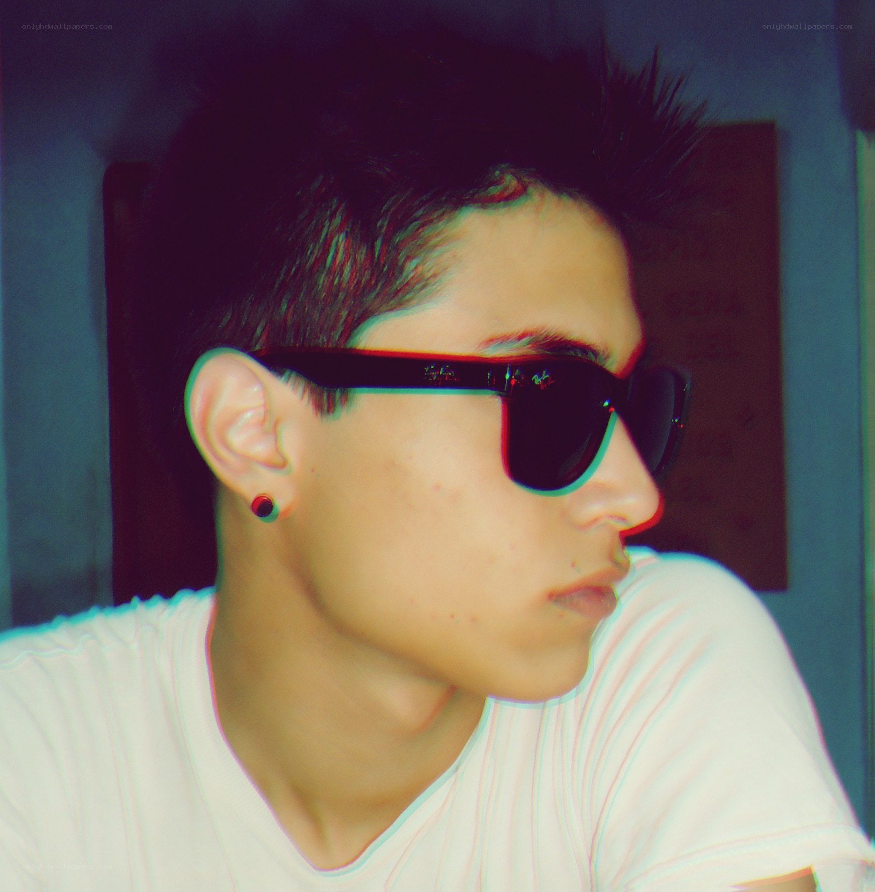 man wearing sunglasses