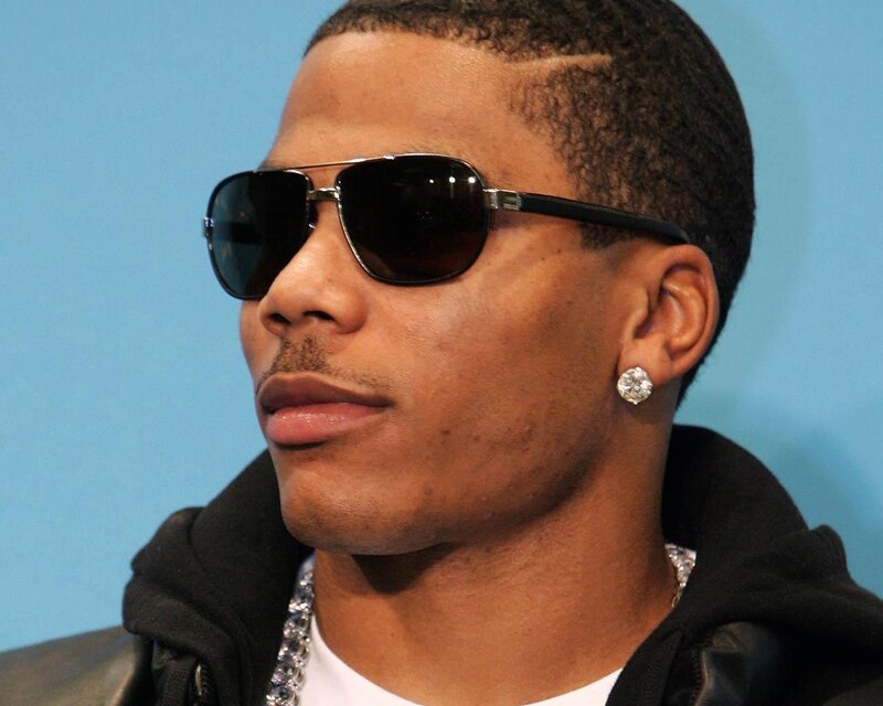 man wearing sunglasses and diamond earring